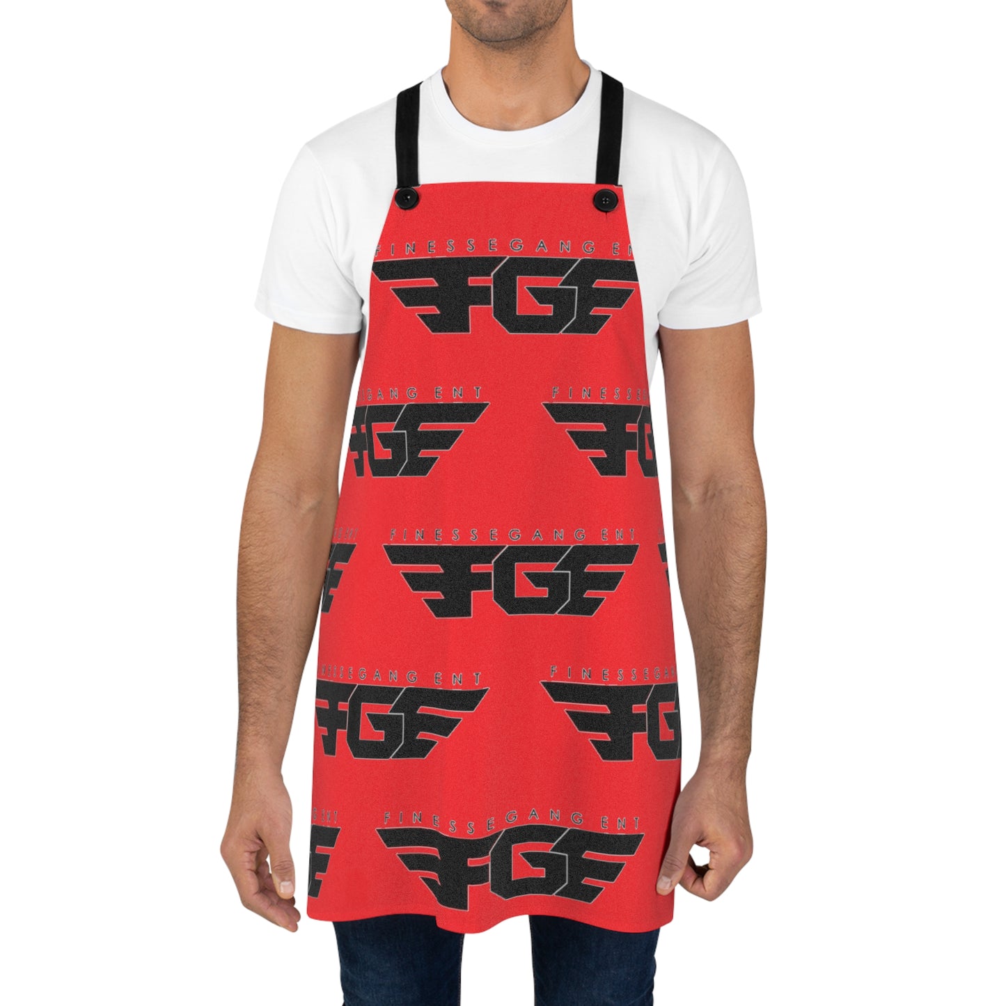 RED FGE Apron — Firebrand Logo Chef Apron (Red)