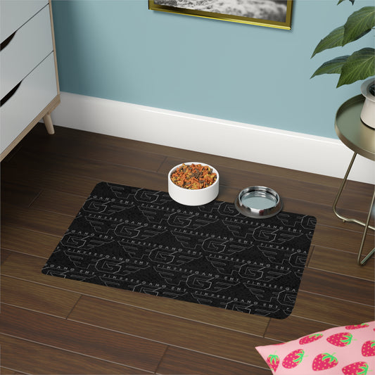 FGE Pet Food Mat - Stylish Non-Slip Dog Feeding Mat, Modern Pet Accessory for Cats & Dogs, Perfect for Home Decor, Gift for Pet Lovers