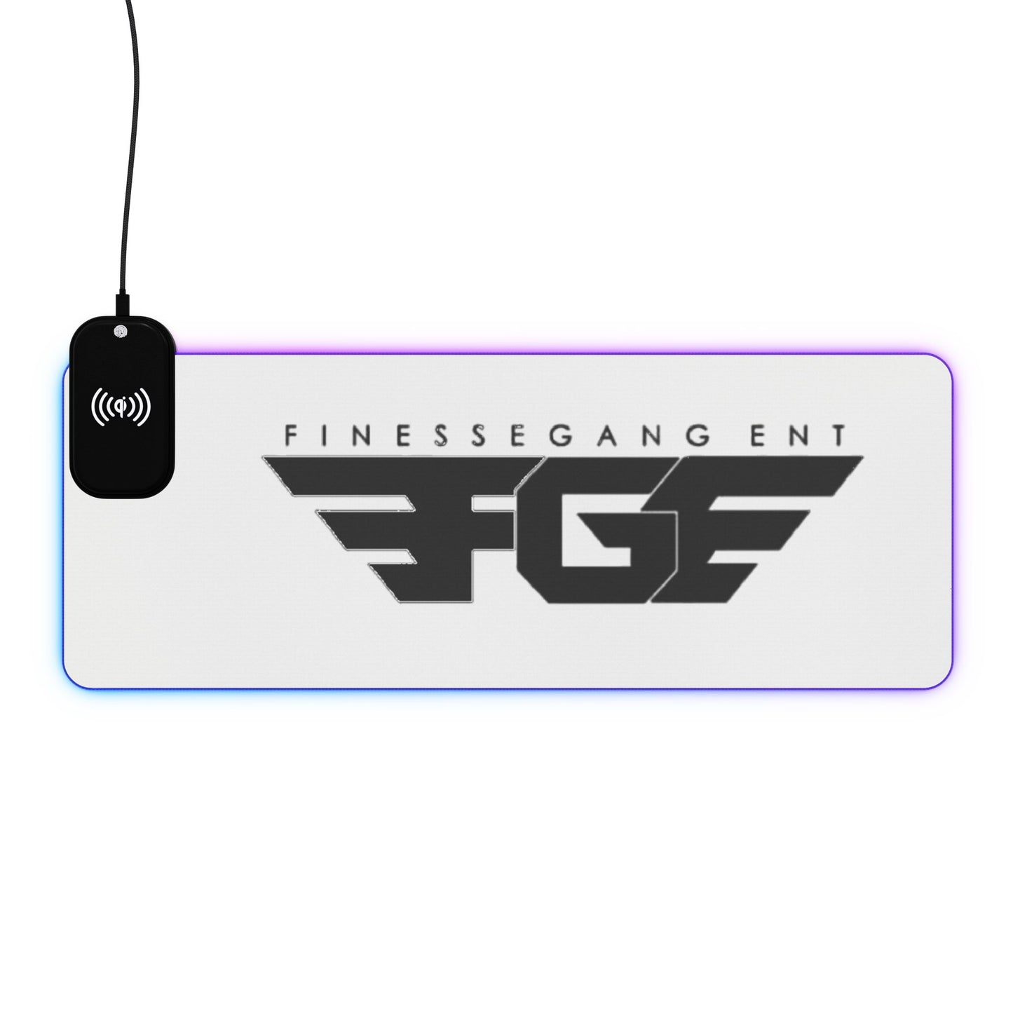 FGE LED Gaming Mouse Pad with Wireless Charging, Ergonomic Desk Accessory for Gamers, RGB Light-up Mousepad, Office Gift for Tech Lovers, [...]