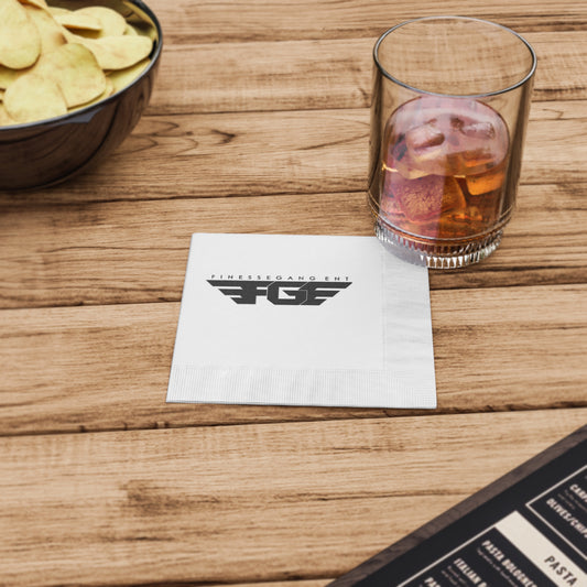 Custom FGE Logo Coined Napkins for Celebrations