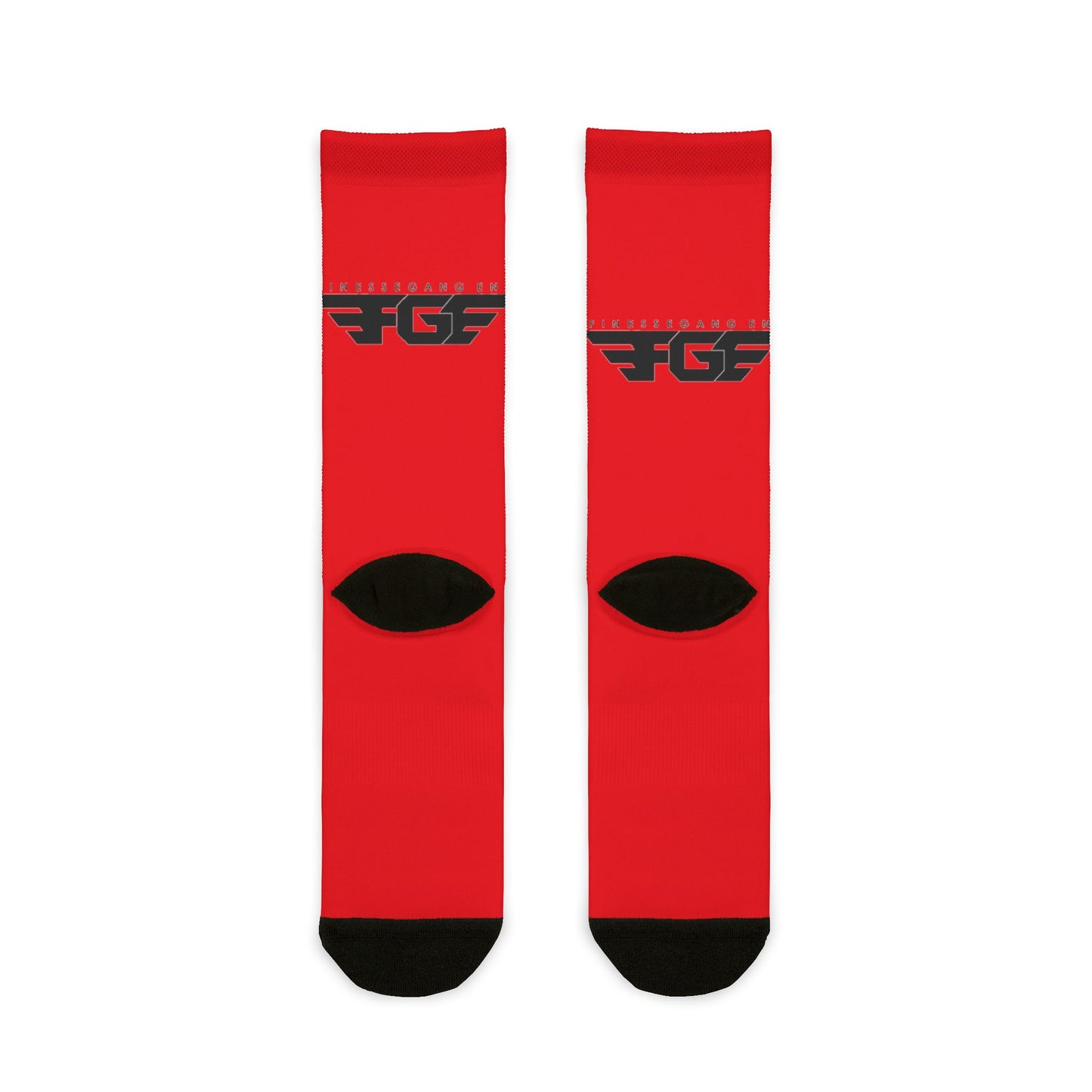 Red CREW FGE Sublimation Athletic Socks