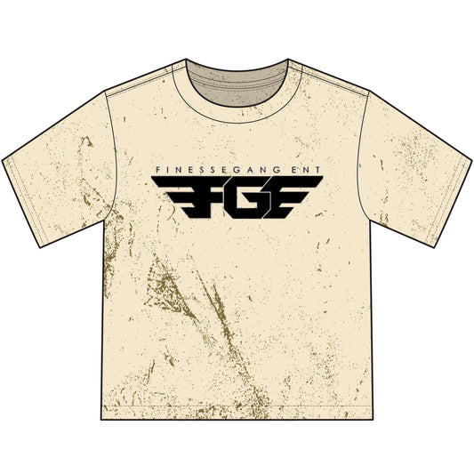 Finesse Gang Youth T‑Shirt — Distressed Logo Graphic Tee