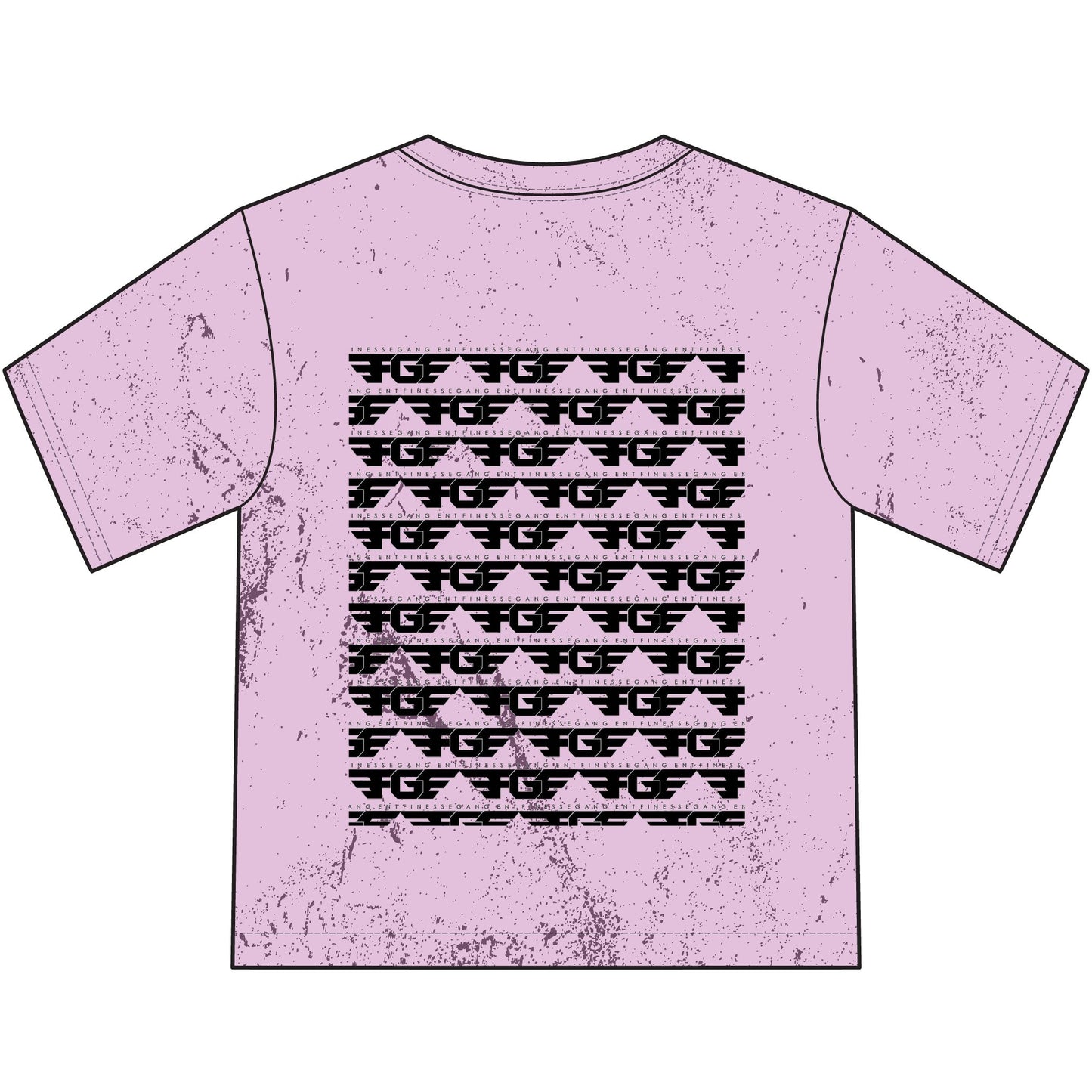 Finesse Gang Youth T‑Shirt — Distressed Logo Graphic Tee