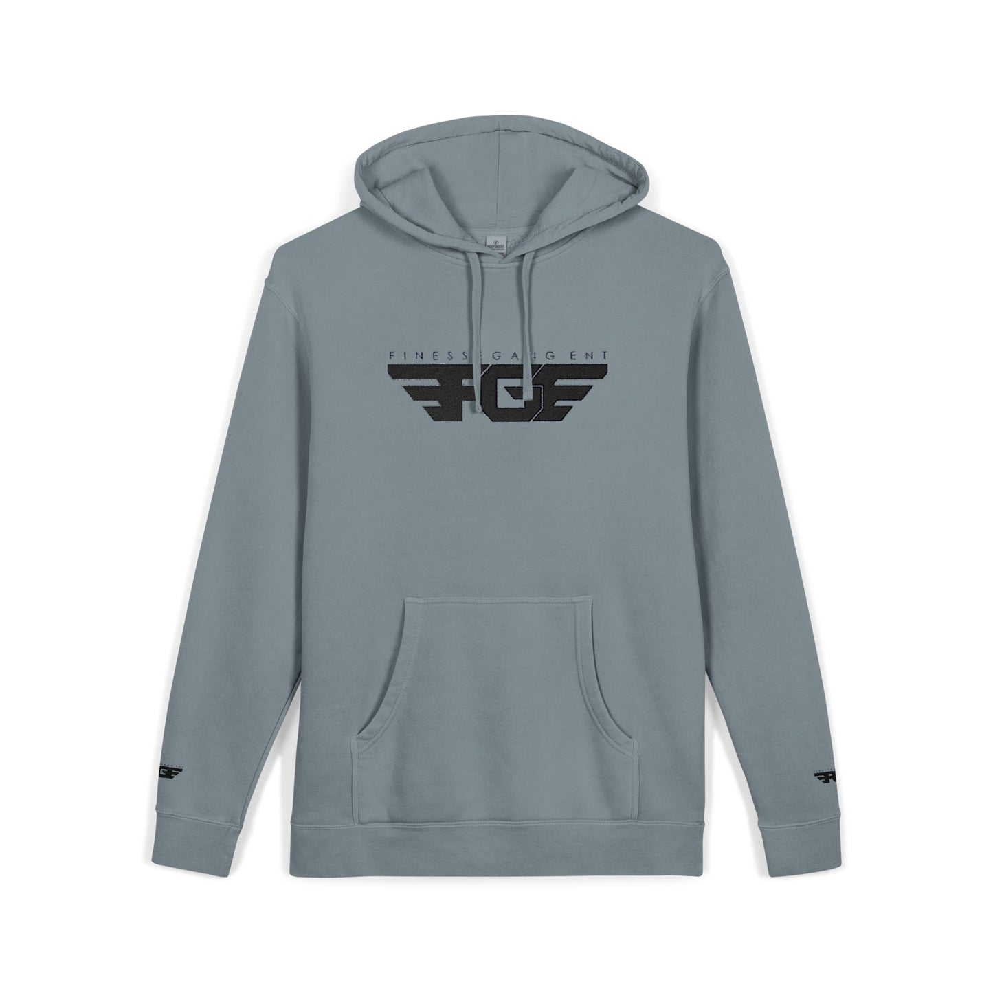 FGE Embroidered Unisex Pigment-Dyed Hoodie - Fall Vibes Apparel