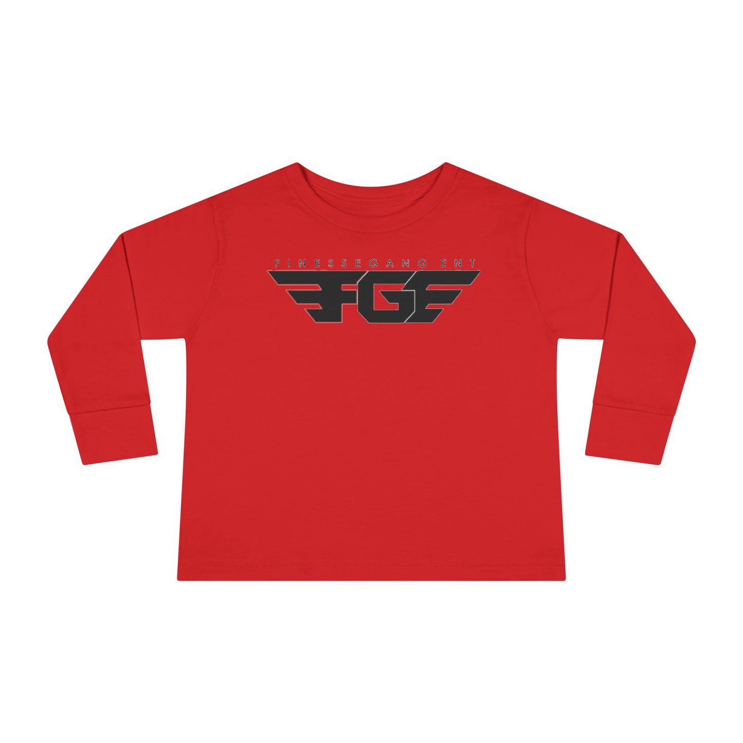 Toddler FGE Long Sleeve Tee - Stylish Wings Design for Little Flyers