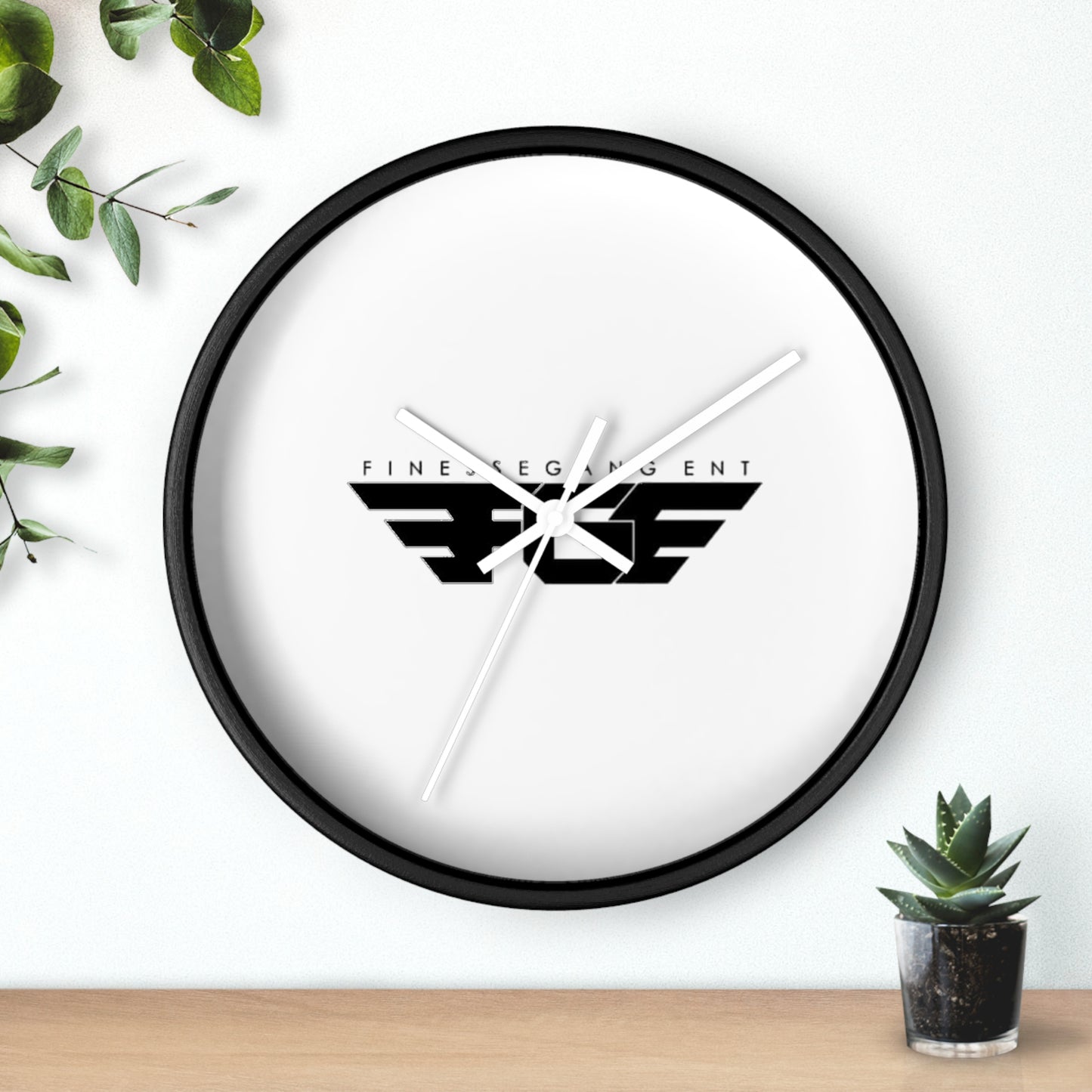 Sleek FGE Modern Wall Clock | Fine Elegant Design, Minimalist Home Decor, Office Clock, Gift for Him, Stylish Timepiece