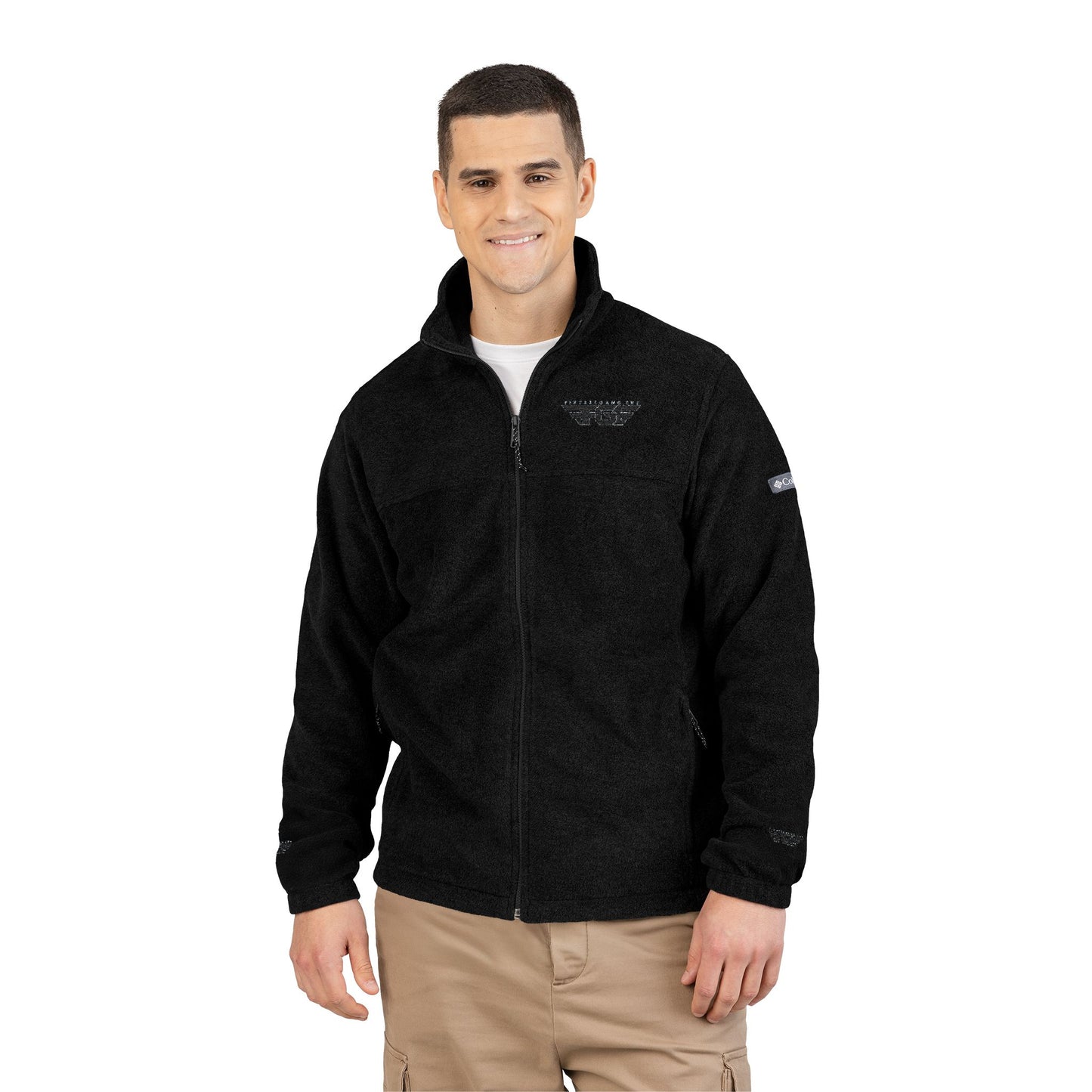 Cozy FGE Unisex Fleece Jacket, Outdoor Layering Jacket, Perfect Gift for Adventurers, Embroidered Columbia Jacket, Casual Winter Wear, [...]