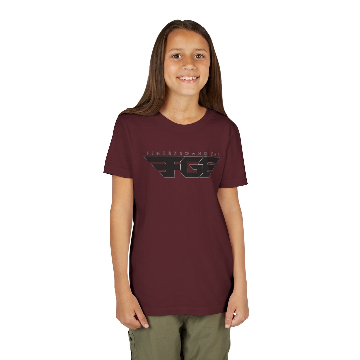FGE Youth Tee — FitnessGang FGF Logo Graphic Tee