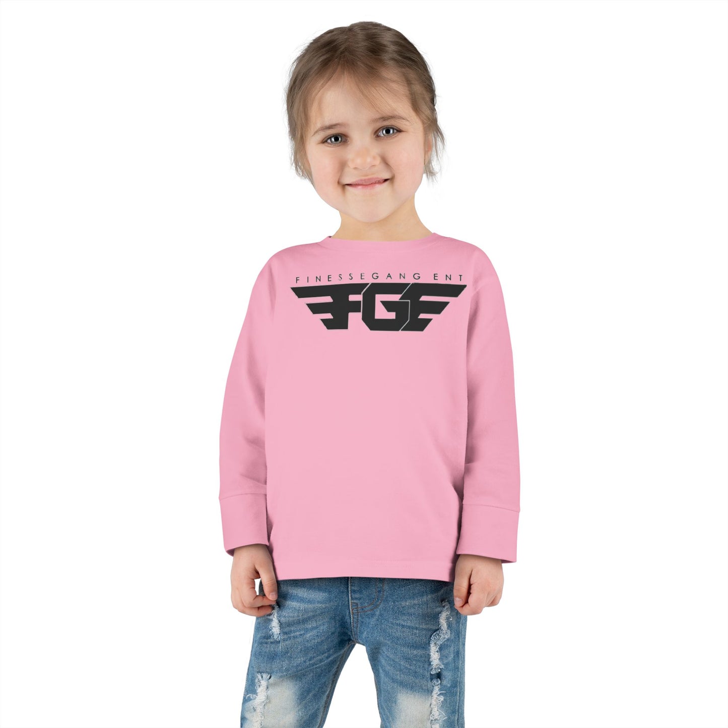 Toddler FGE Long Sleeve Tee - Stylish Wings Design for Little Flyers