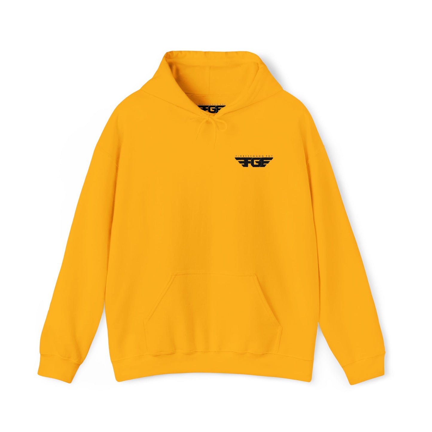 FGE Minimal Hoodie — Small Chest Emblem Sweatshirt