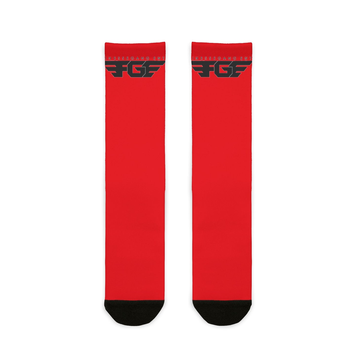Red CREW FGE Sublimation Athletic Socks