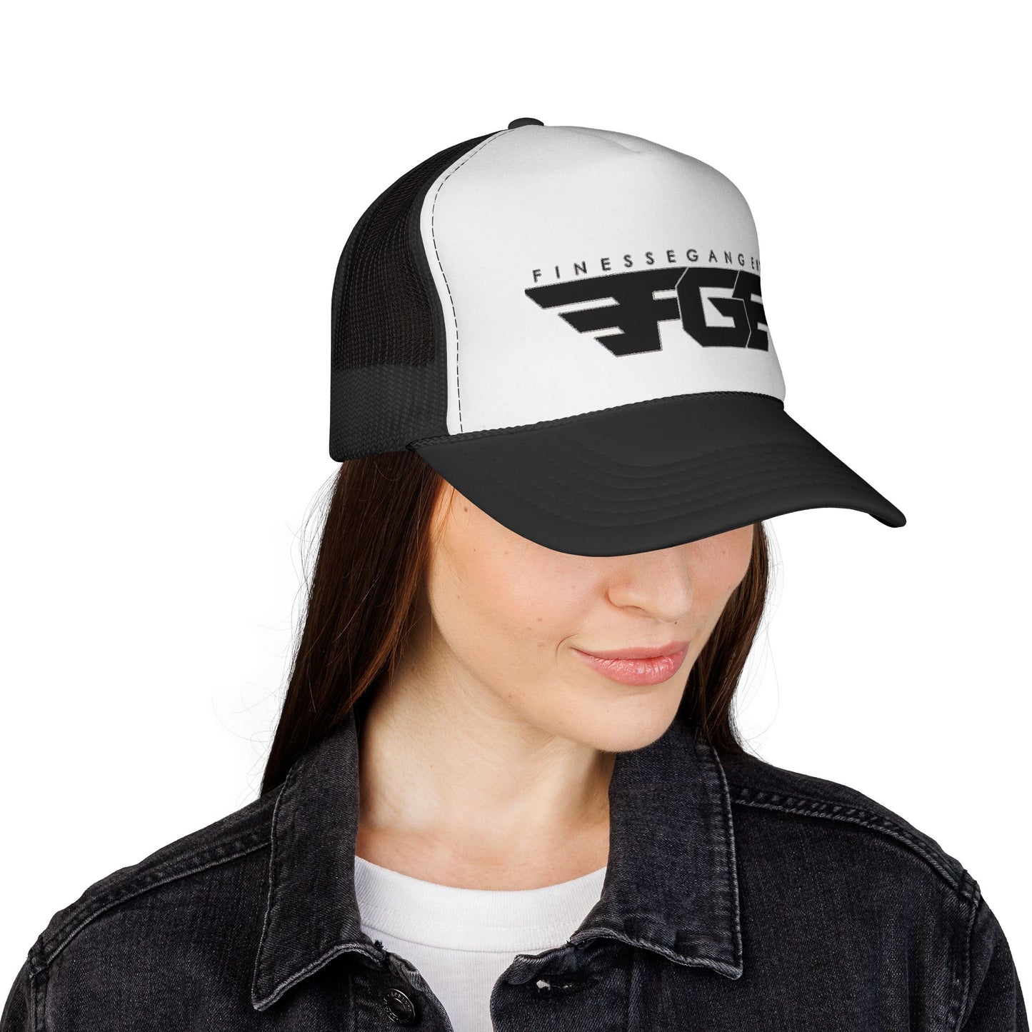 FGE Trucker Cap — FGF Retro Wing Logo (FitnessGang Ent)