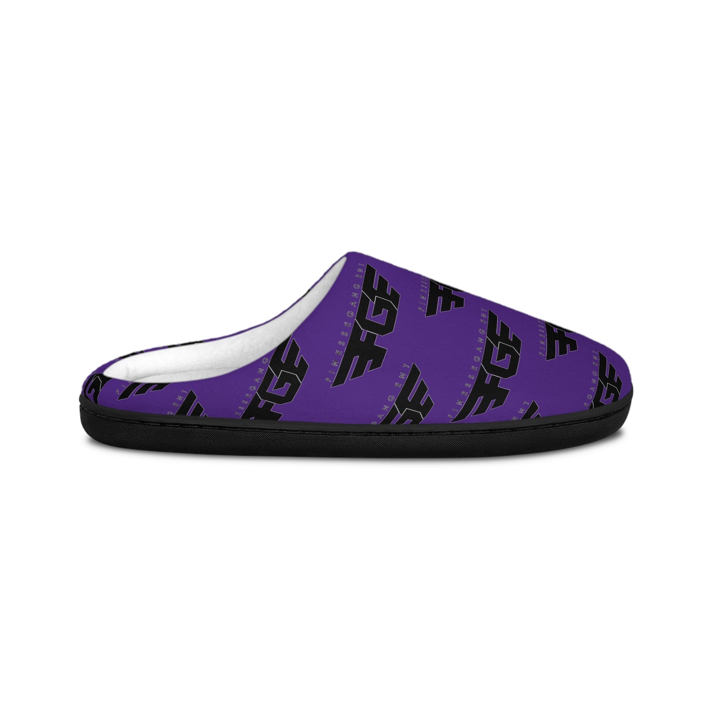 Purple FGE Indoor Slippers — Women’s Cozy Logo Slip-Ons