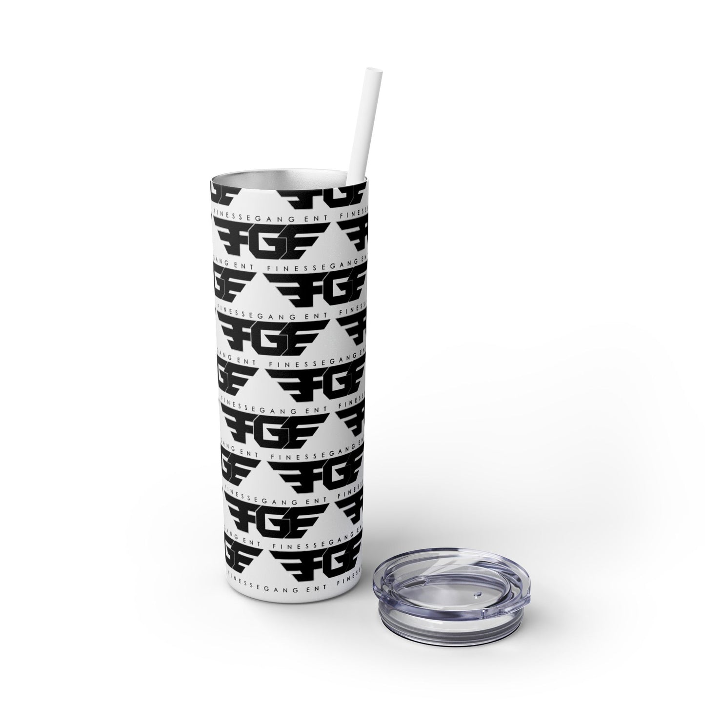 Stylish FGE Skinny Tumbler with Straw, 20oz - Perfect for Adventurers, Great Gift for Coffee Lovers, Modern Drinkware for Home, On-the-Go [...]