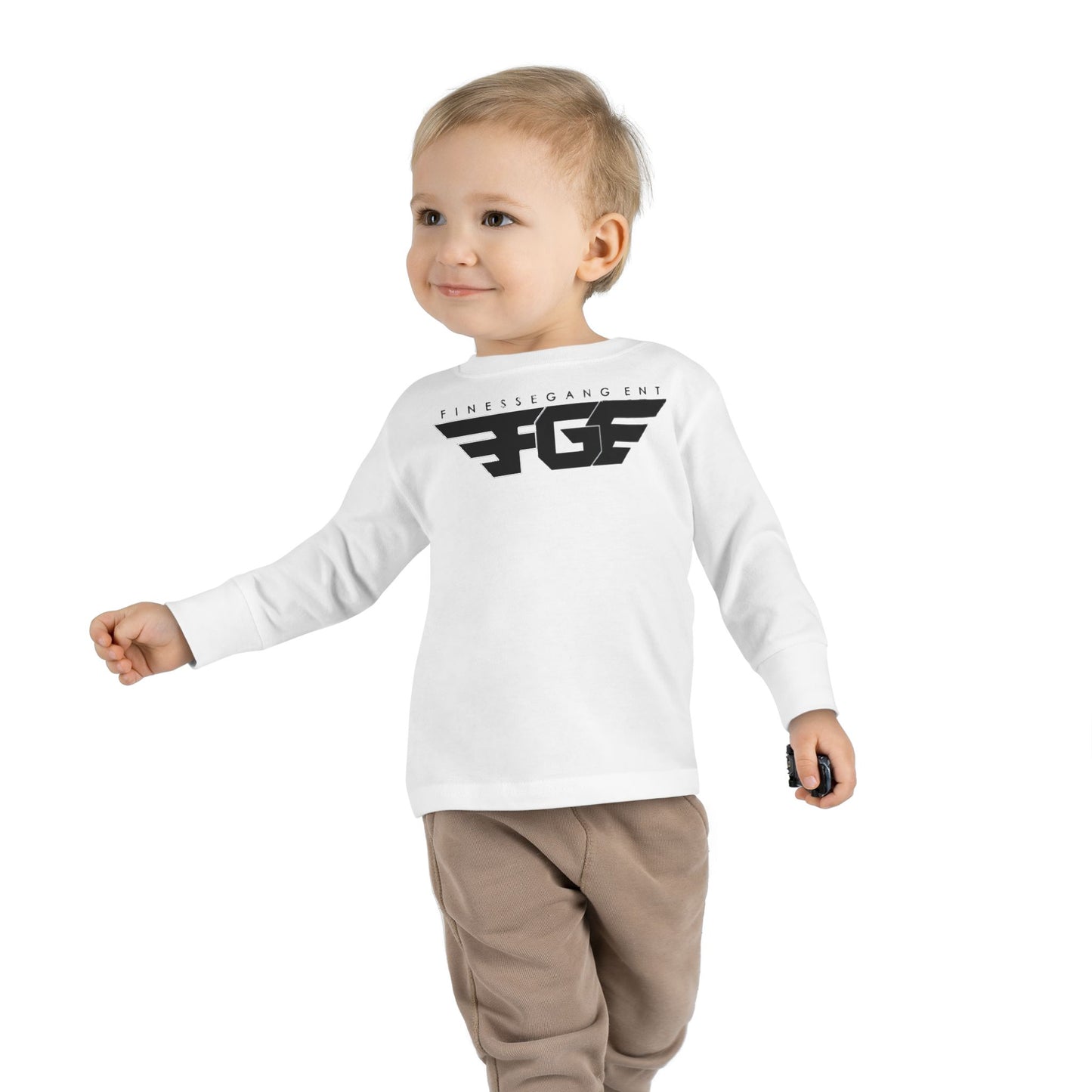 Toddler FGE Long Sleeve Tee - Stylish Wings Design for Little Flyers