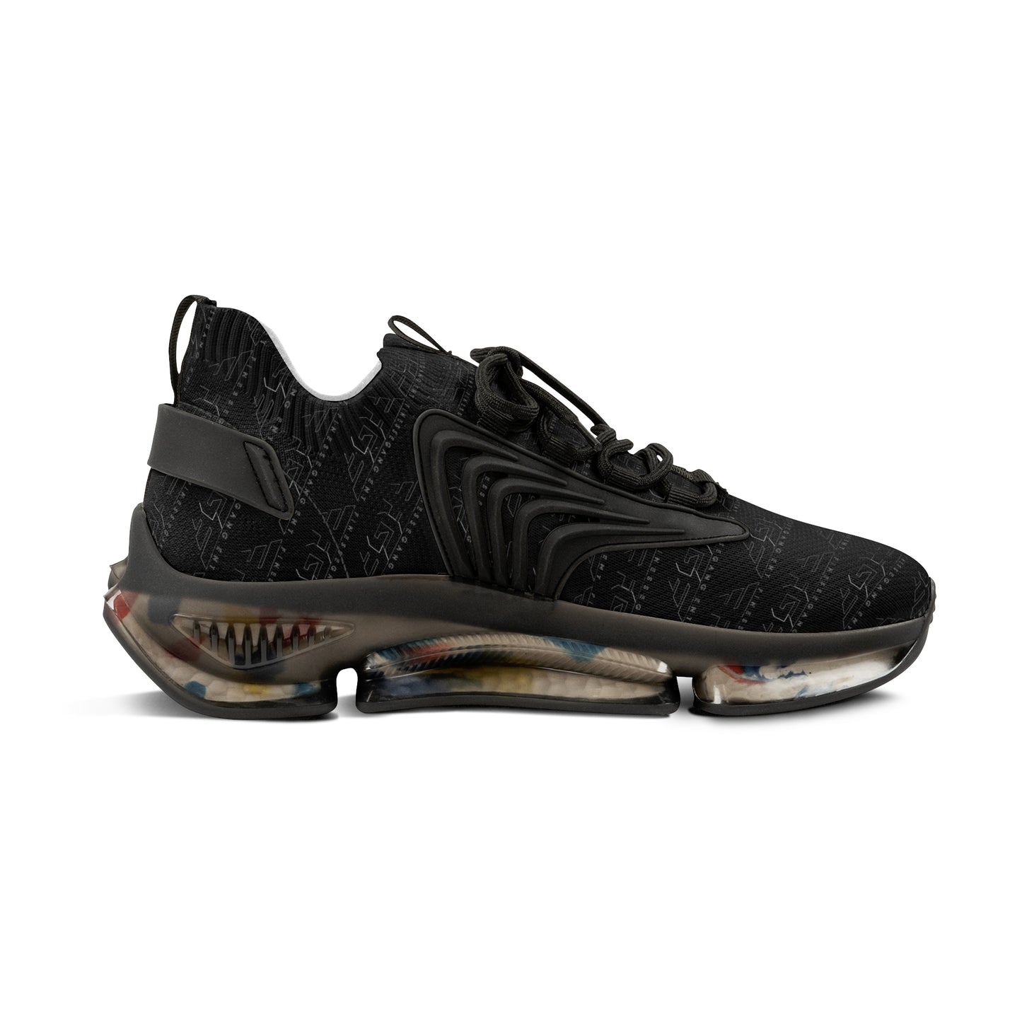 Men's FGE Black  Sneakers — Lightweight Breathable Athletic Shoes