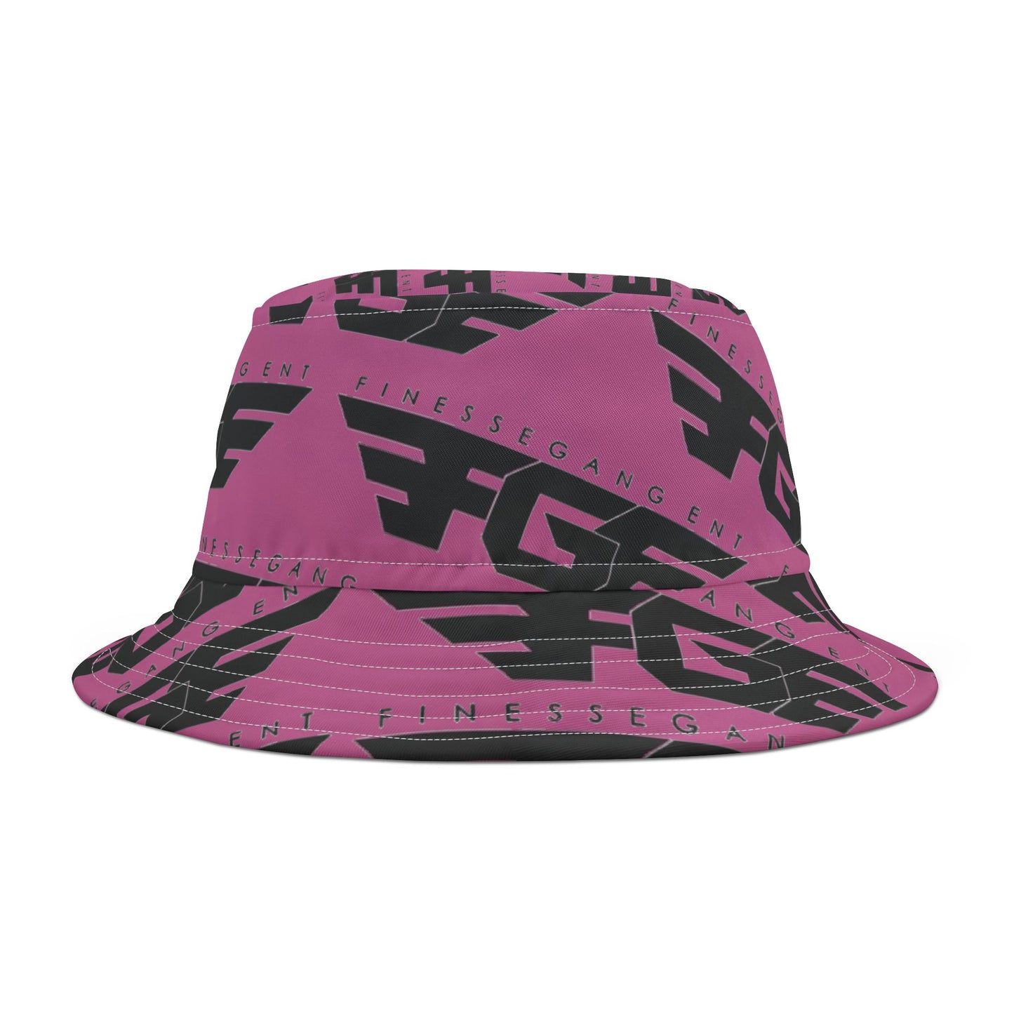 Pink Finesse Gang Bucket Hat - Trendy Summer Accessory, Beach Hat, Festival Gear, Gift for Fashion Lovers, Outdoor Headwear