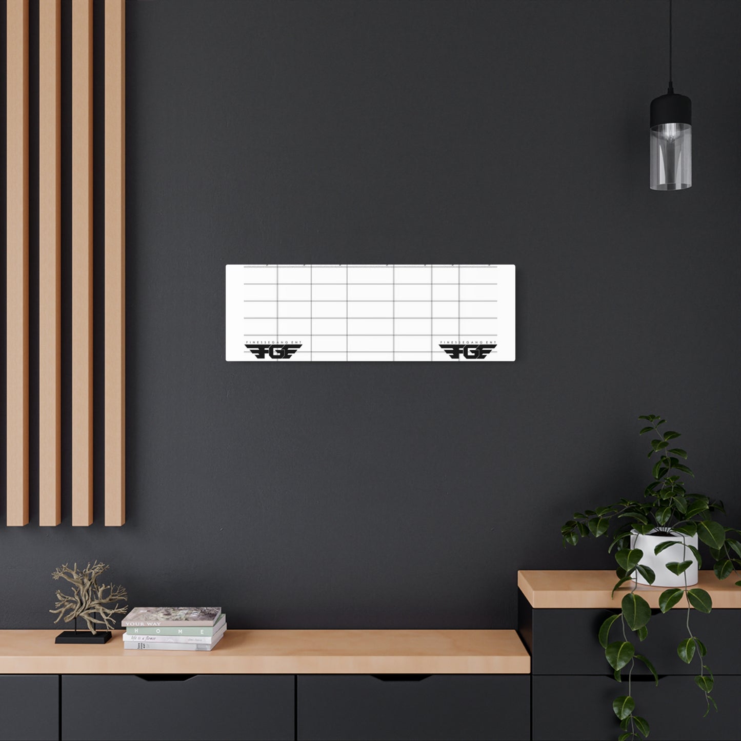 Weekly FGE Planner Metal Sign – Magnetic Dry Erase Calendar Wall Board