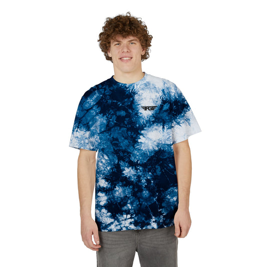 FGE Vibrant Oversized Tie-Dye T-Shirt with Embroidery