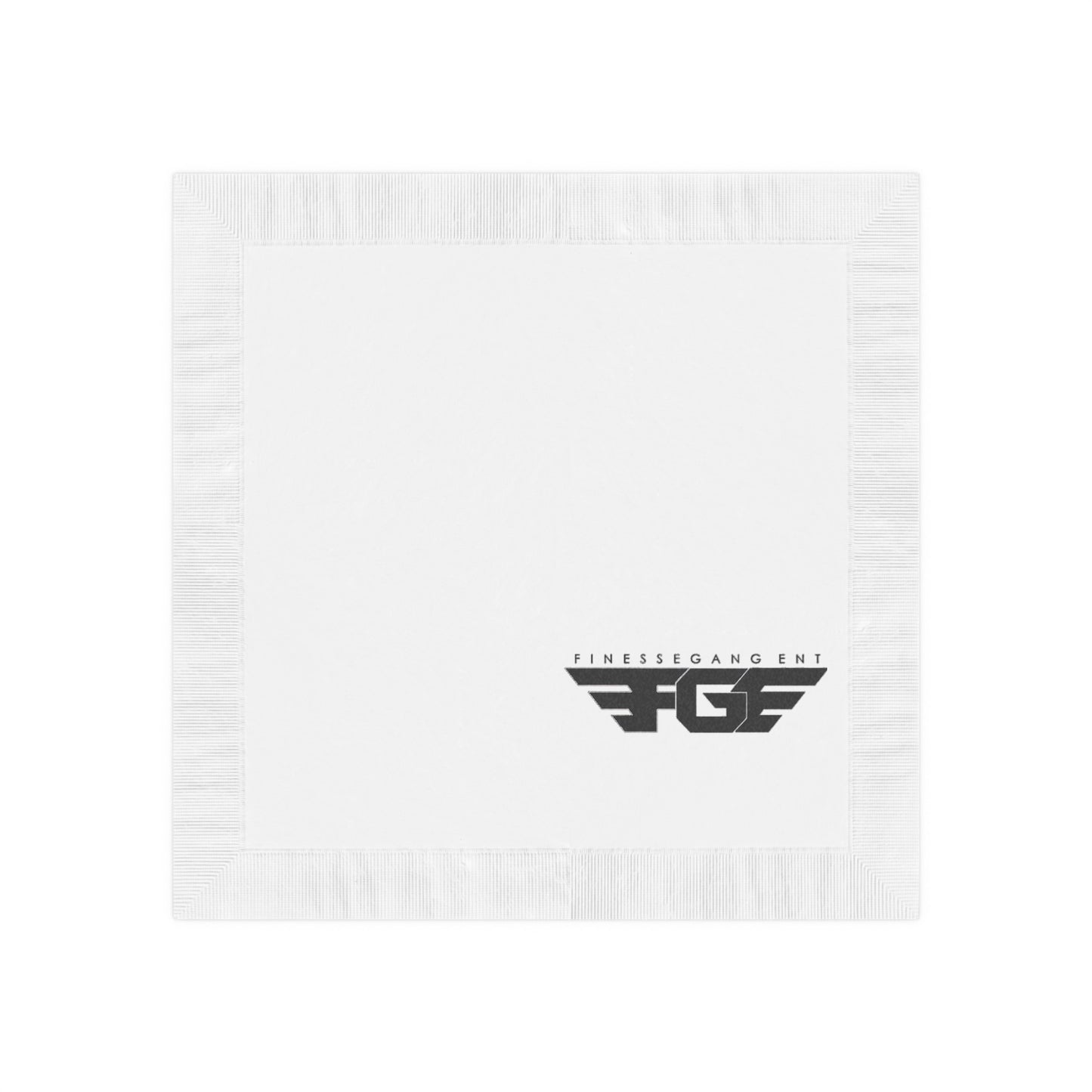 Custom FGE Logo Coined Napkins for Celebrations