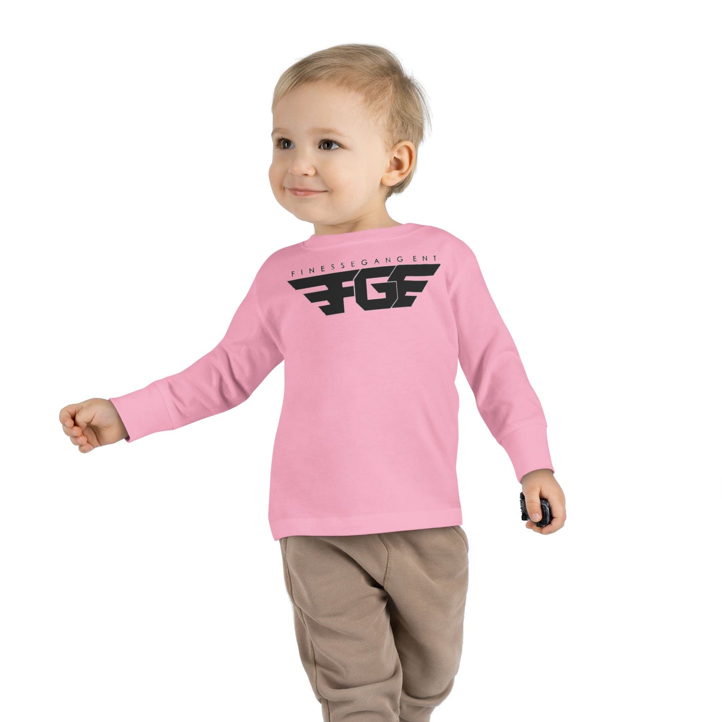 Toddler FGE Long Sleeve Tee - Stylish Wings Design for Little Flyers