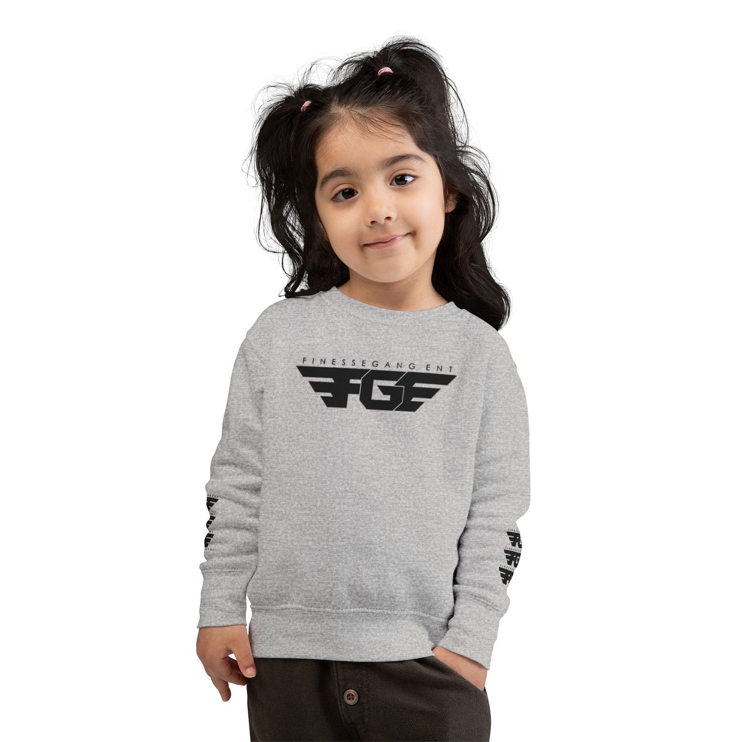 Trendy FGE Toddler Sweatshirt with Graphic Design