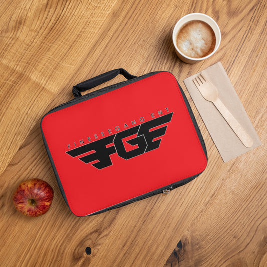 Stylish FGE Red Lunch Bag for Work, School, & Travel - Perfect for Back to School, Meal Prep, & Healthy Eating