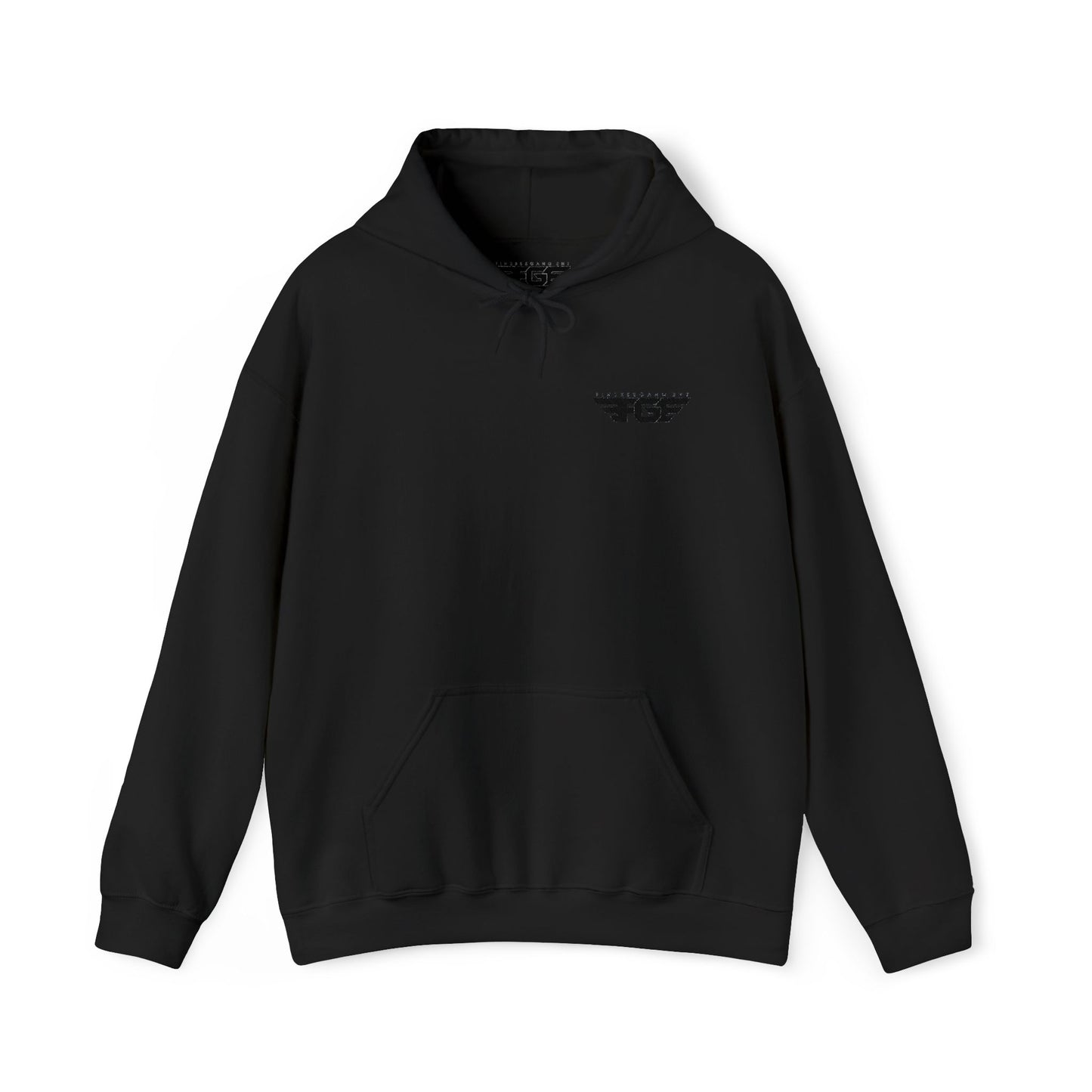FGE Minimal Hoodie — Small Chest Emblem Sweatshirt