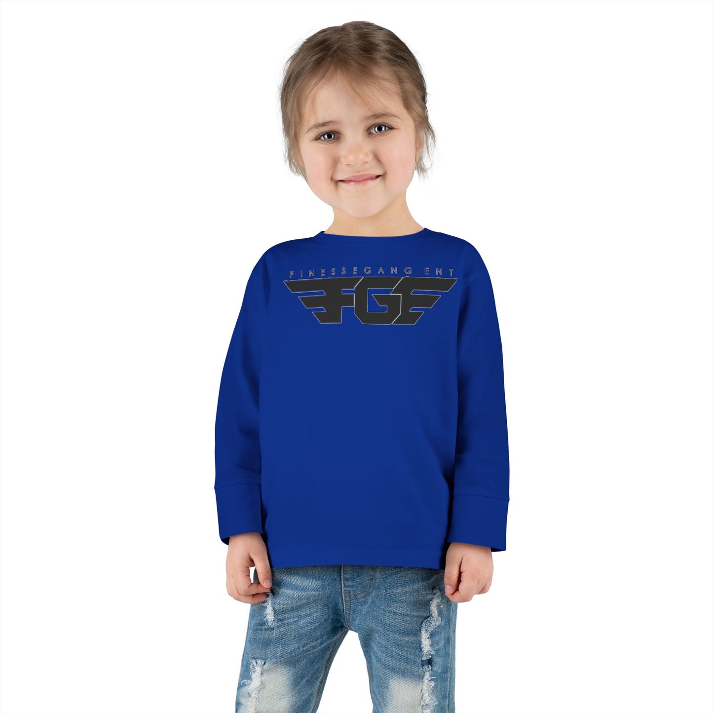 Toddler FGE Long Sleeve Tee - Stylish Wings Design for Little Flyers