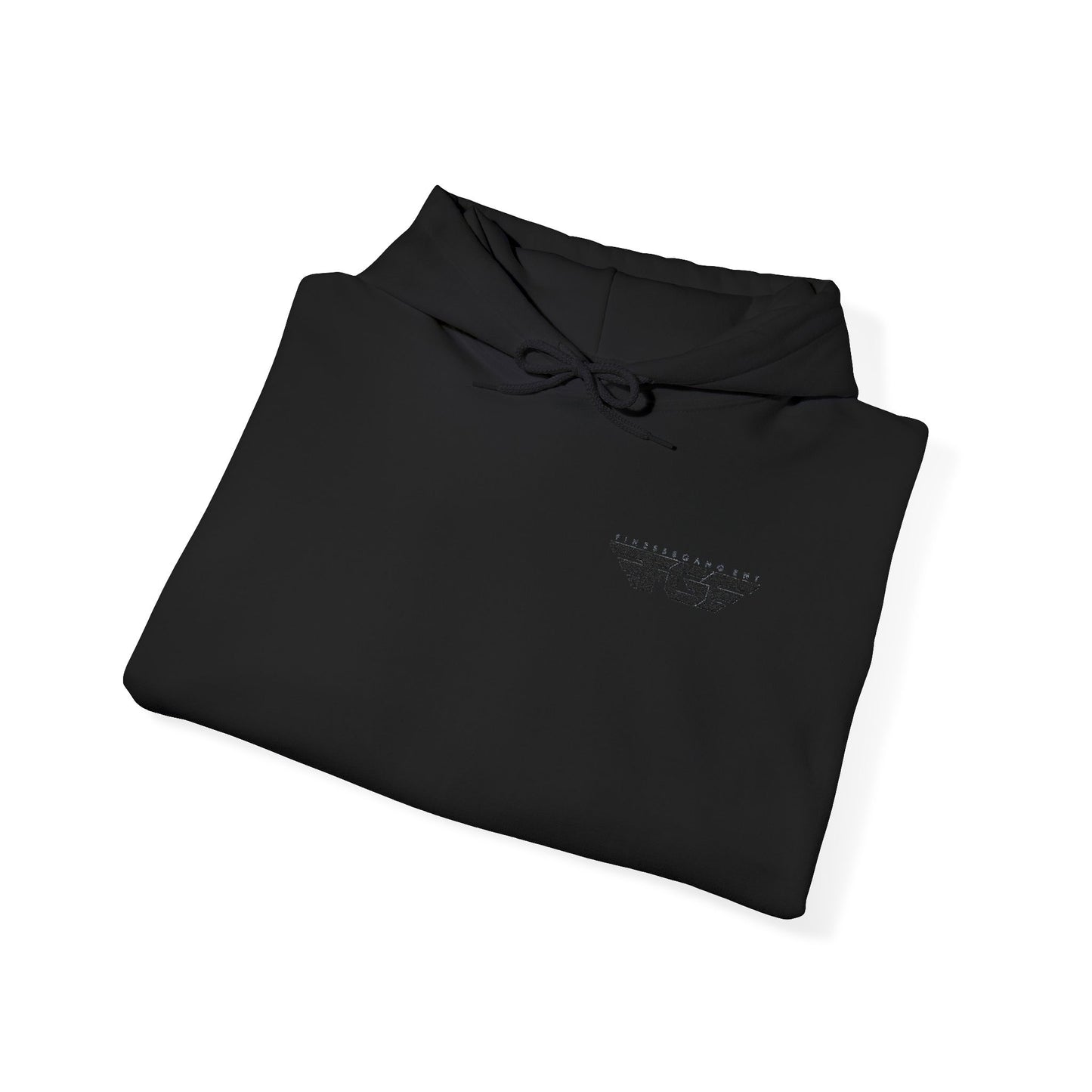 FGE Minimal Hoodie — Small Chest Emblem Sweatshirt