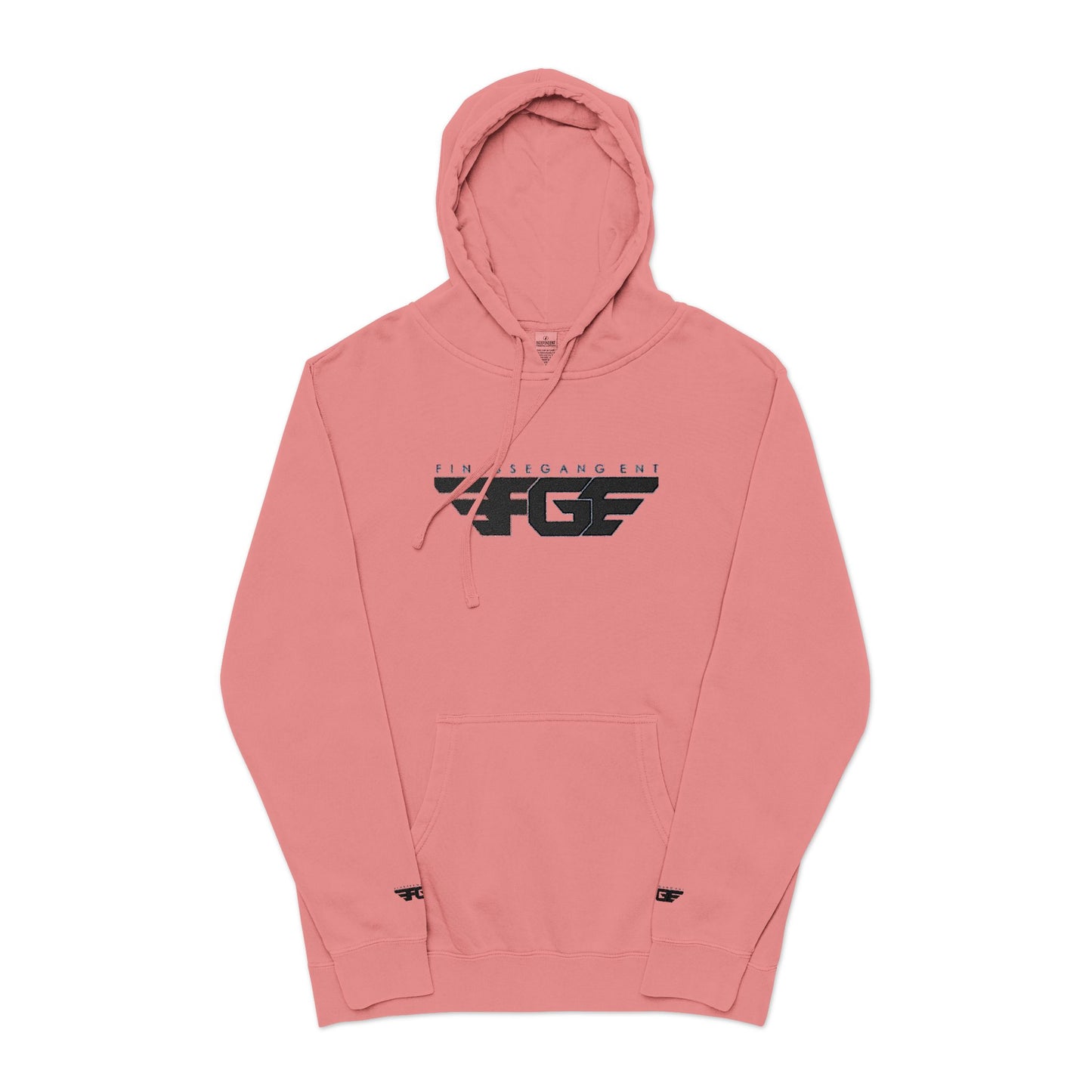 FGE Embroidered Unisex Pigment-Dyed Hoodie - Fall Vibes Apparel