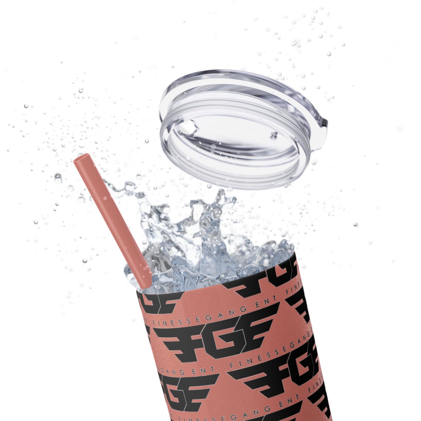 Stylish FGE Skinny Tumbler with Straw, 20oz - Perfect for Adventurers, Great Gift for Coffee Lovers, Modern Drinkware for Home, On-the-Go [...]