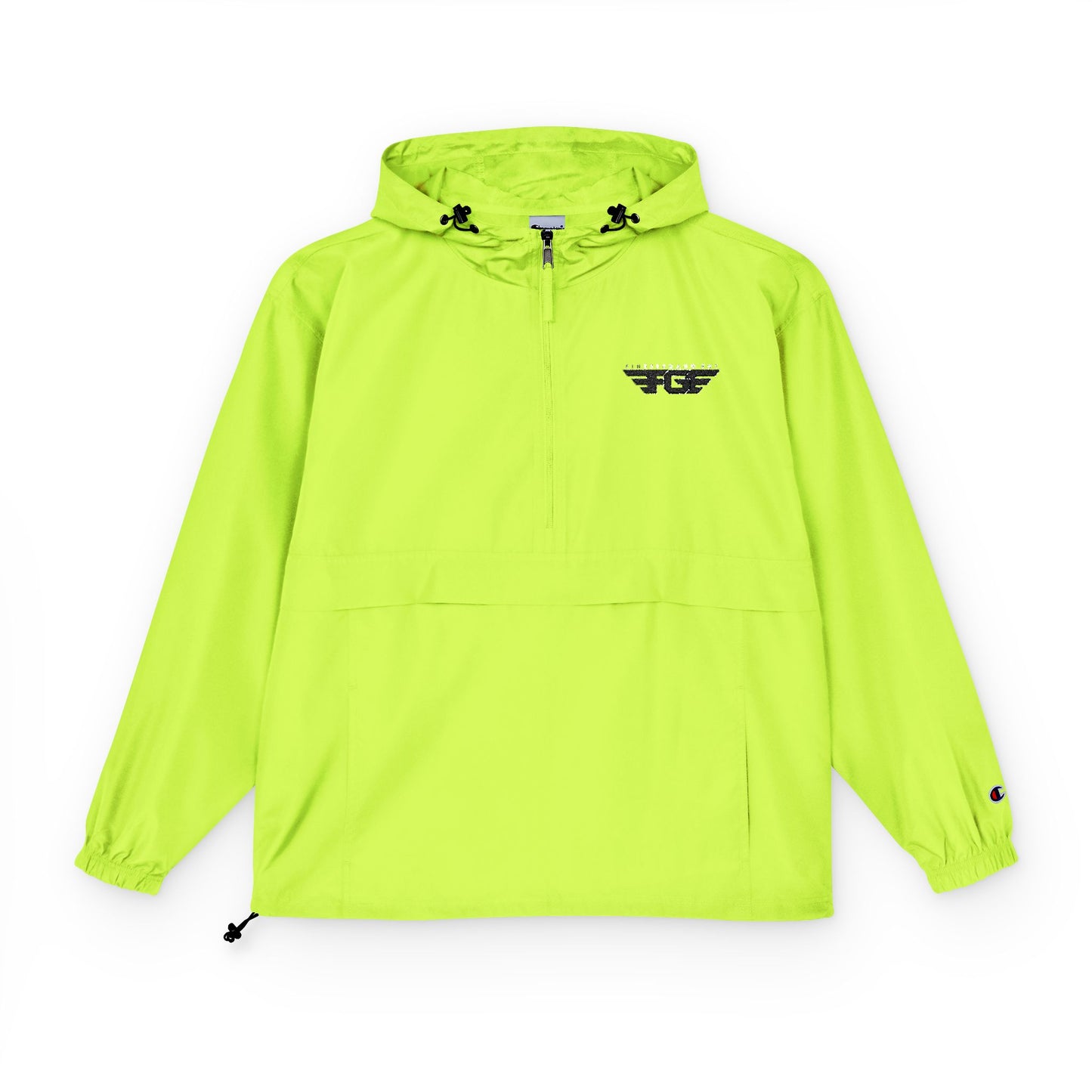 FGE Champion Unisex Packable Anorak Jacket | Lightweight Raincoat, Casual Outdoor Apparel, Travel Windbreaker, Perfect for Festivals, [...]