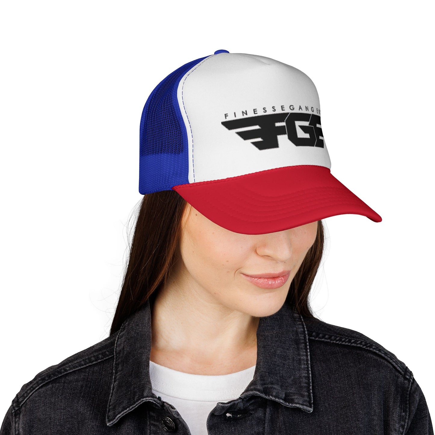FGE Trucker Cap — FGF Retro Wing Logo (FitnessGang Ent)