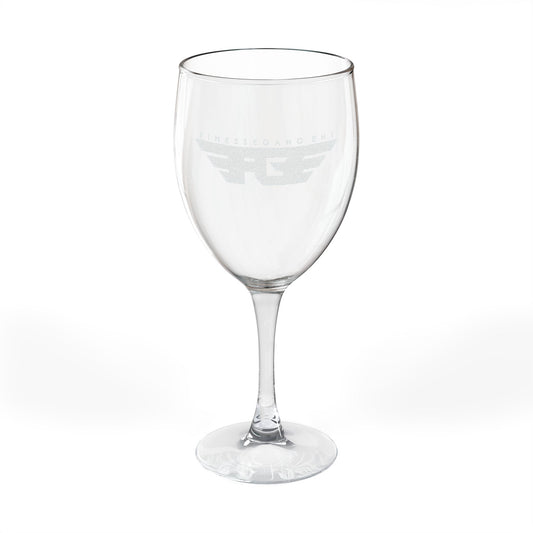 Elegant FGE Engraved Wine Glass, Personalized Birthday Gift, Wedding Celebration, Custom Glassware, Wine Lover's Birthday