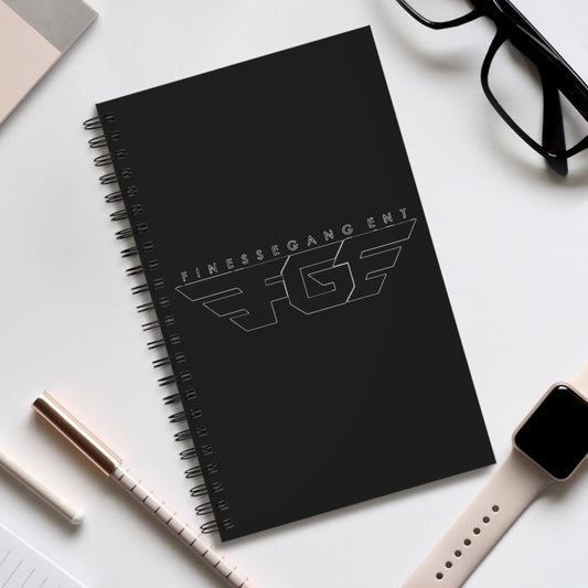 Spiral Journal with Finesse Gang Ent Logo | Stylish Notebook for Writers, Students, and Creatives, Perfect Gift for Birthdays, [...]
