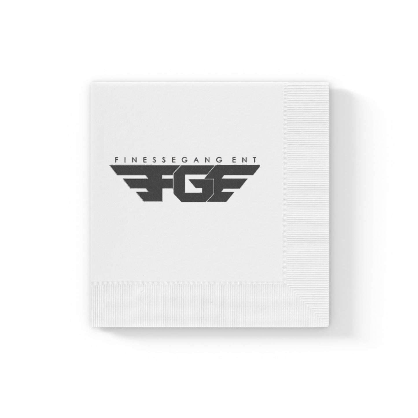 Custom FGE Logo Coined Napkins for Celebrations