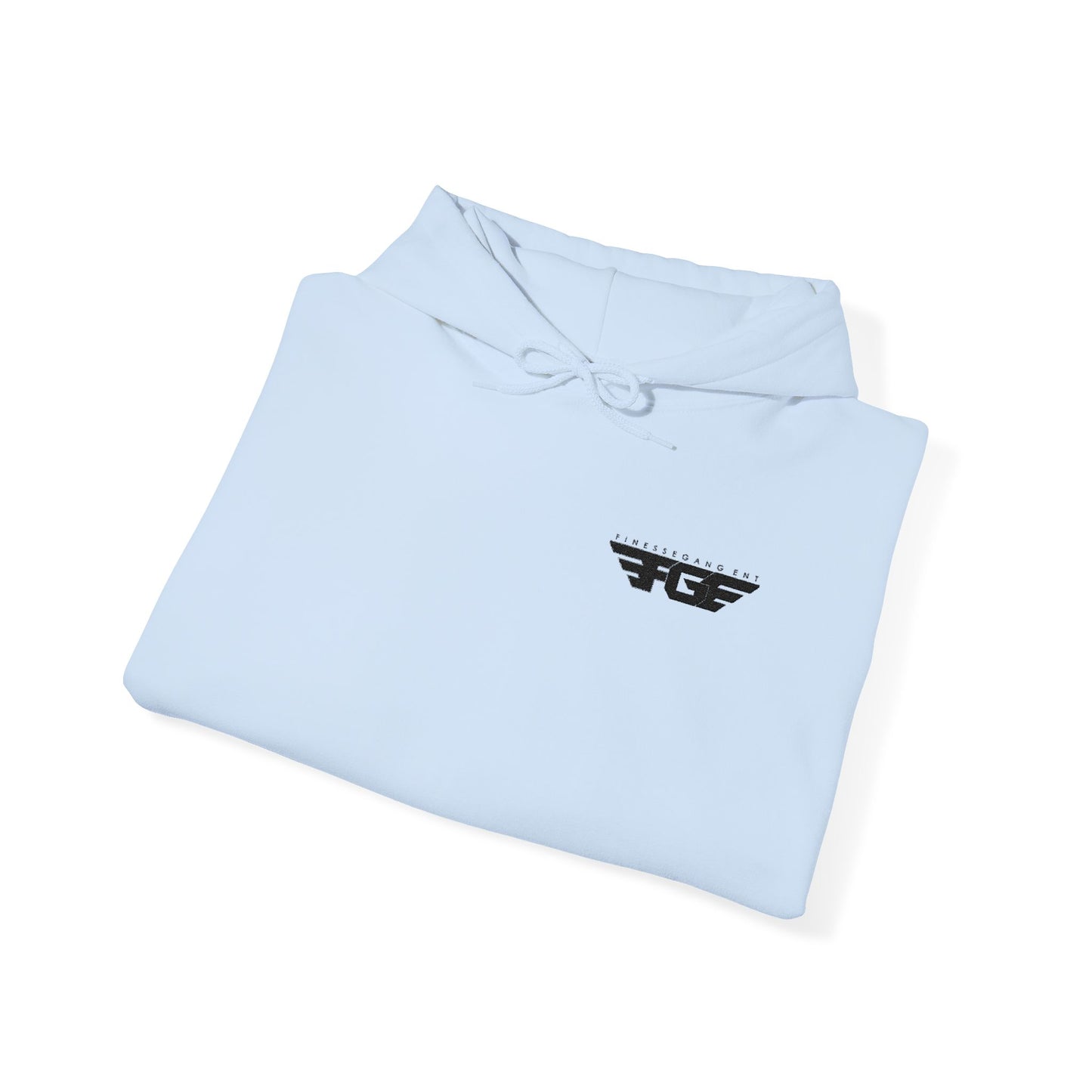 FGE Minimal Hoodie — Small Chest Emblem Sweatshirt