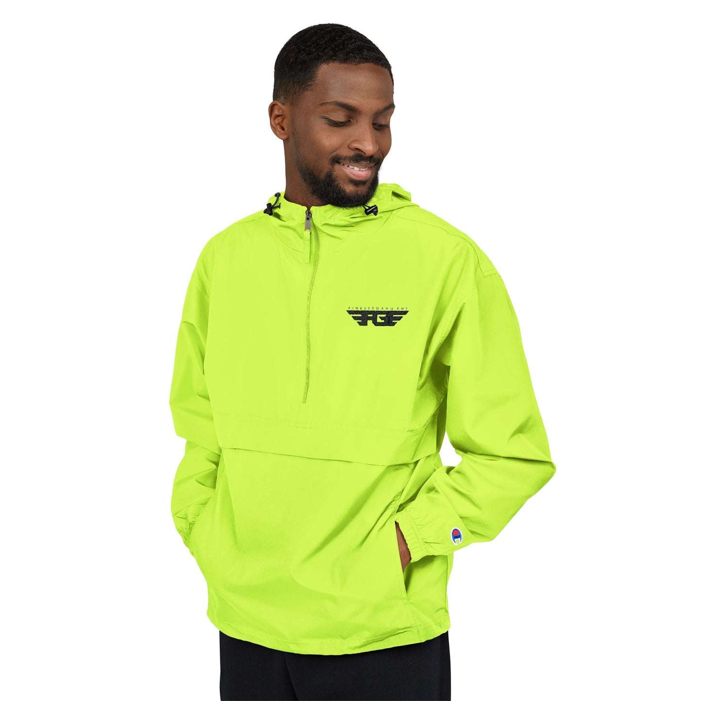 FGE Champion Unisex Packable Anorak Jacket | Lightweight Raincoat, Casual Outdoor Apparel, Travel Windbreaker, Perfect for Festivals, [...]