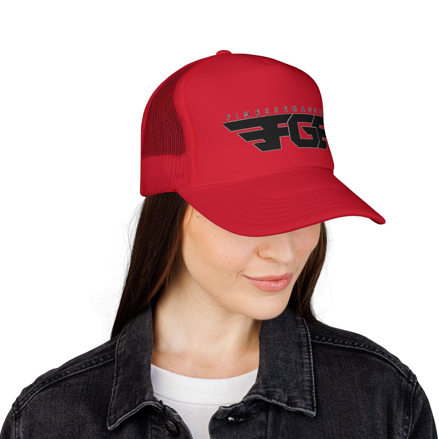 FGE Trucker Cap — FGF Retro Wing Logo (FitnessGang Ent)