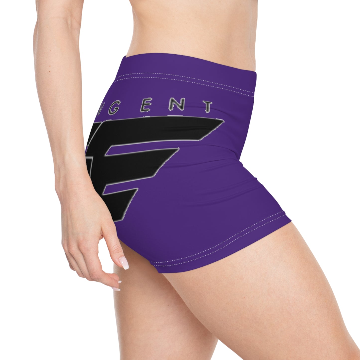 Vibrant FGE Women's AOP Shorts with Graphic Designs for Everyday Style, Activewear, Summer Outfits, Pink Athletic Shorts, Casual Wear, [...]