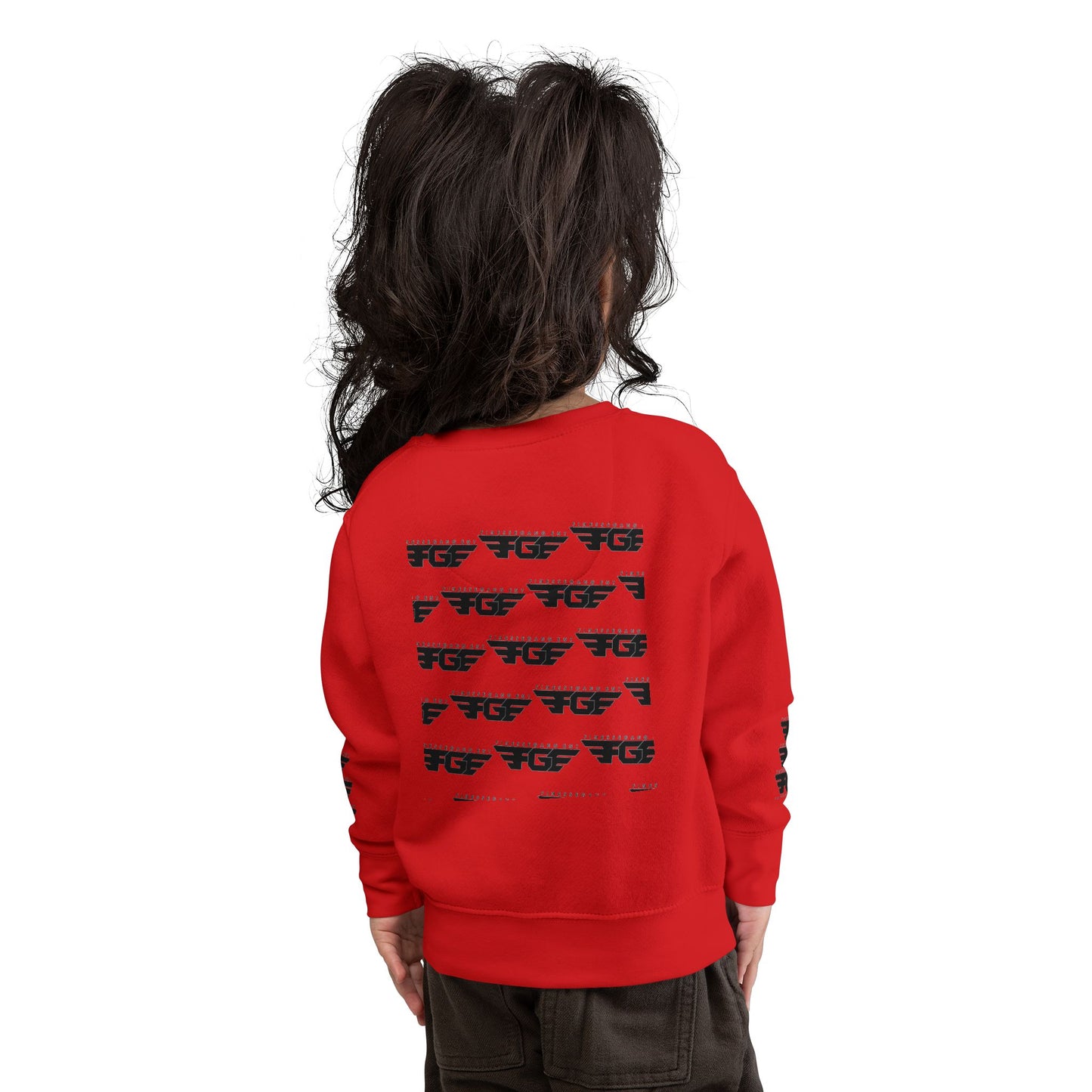 Trendy FGE Toddler Sweatshirt with Graphic Design